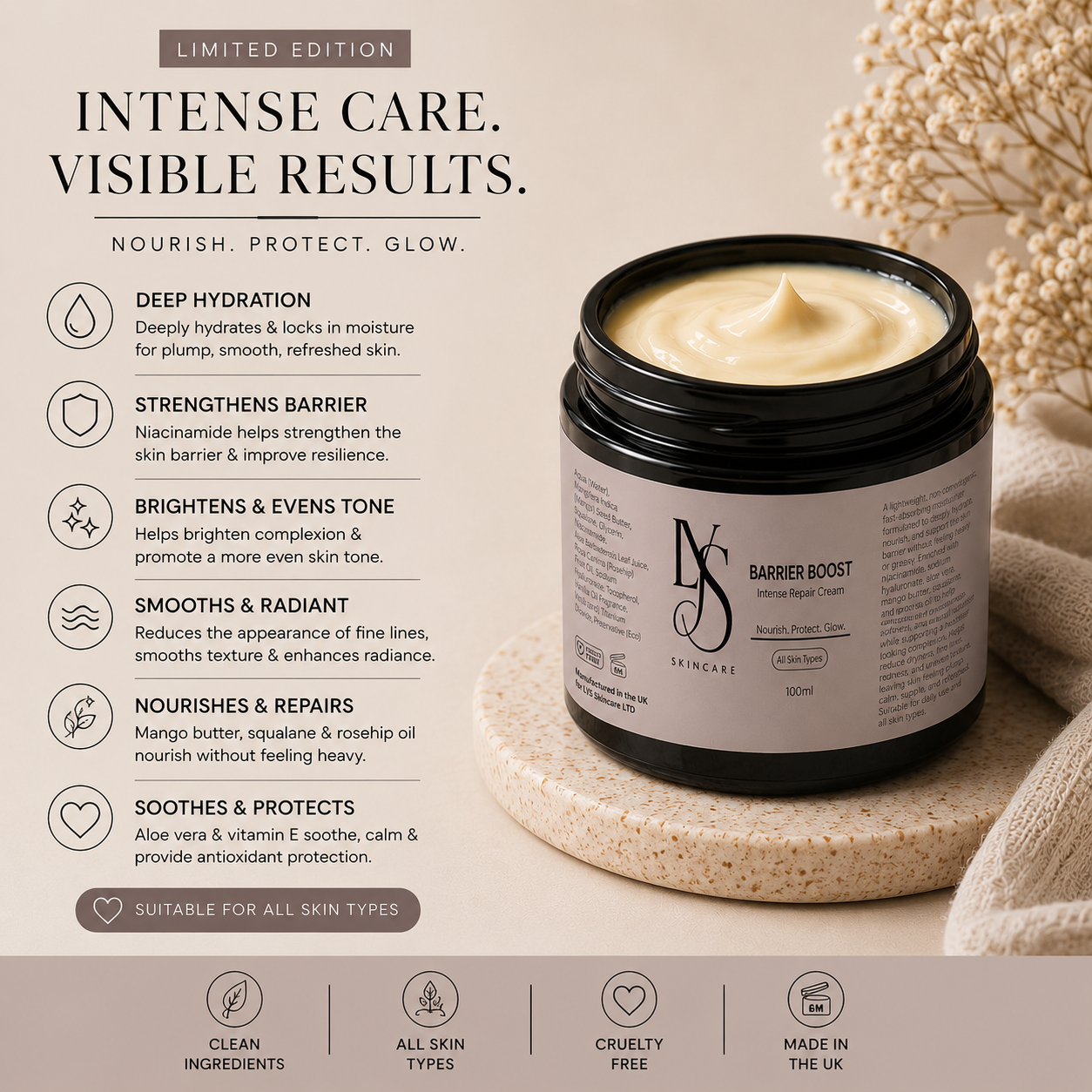 Barrier Boost Intense Repair Cream 100ml
